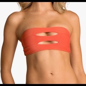 Boys + Arrows Abetting Ava Bikini Top in Cayenne